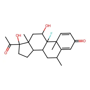 氟米龙 structure