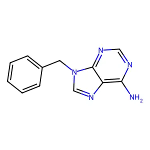 9-(Phenylmethyl)-9H-purin-6-amine structure