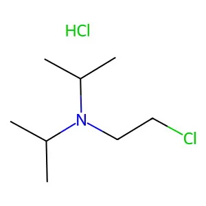 2-Chloroethyldiisopropylammonium chloride structure