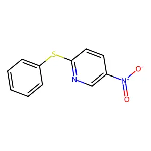 5-Nitro-2-phenylsulfanylpyridine structure