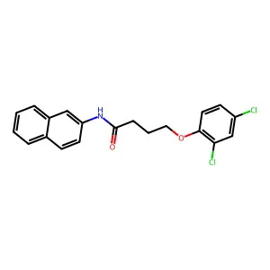 4-(2,4-dichlorophenoxy)-N-naphthalen-2-ylbutanamide structure