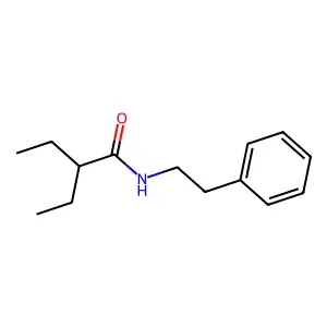 2-ethyl-N-(2-phenylethyl)butanamide structure