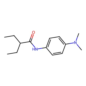 N-[4-(dimethylamino)phenyl]-2-ethylbutanamide structure