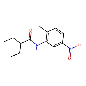 2-ethyl-N-(2-methyl-5-nitrophenyl)butanamide structure