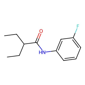 2-ethyl-N-(3-fluorophenyl)butanamide structure