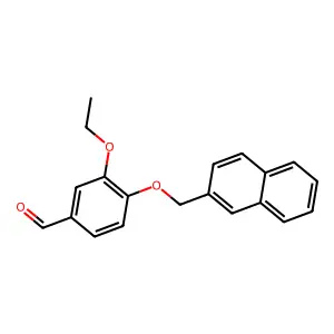 3-Ethoxy-4-(2-naphthylmethoxy)benzaldehyde structure