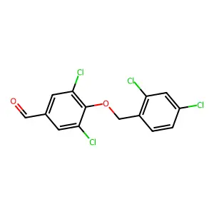 3,5-Dichloro-4-[(2,4-dichlorophenyl)methoxy]benzaldehyde structure