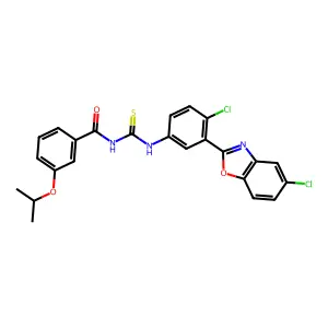 C24H19Cl2N3O3S structure