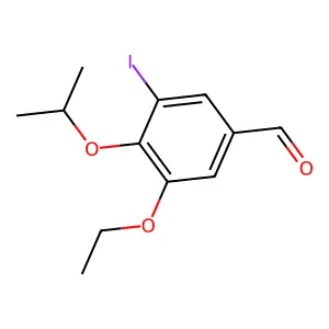 3-Ethoxy-5-iodo-4-isopropoxybenzaldehyde structure