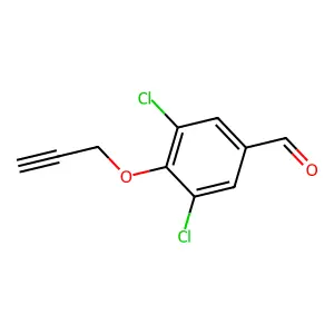 3,5-Dichloro-4-(prop-2-yn-1-yloxy)benzaldehyde structure