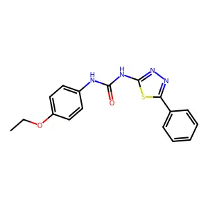 1-(4-Ethoxyphenyl)-3-(5-phenyl-1,3,4-thiadiazol-2-yl)urea structure
