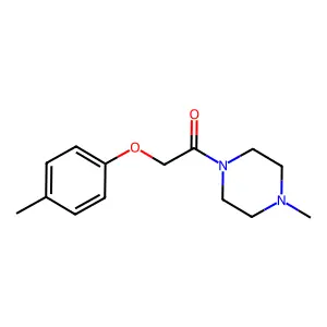 2-(4-Methylphenoxy)-1-(4-methylpiperazin-1-yl)ethan-1-one structure