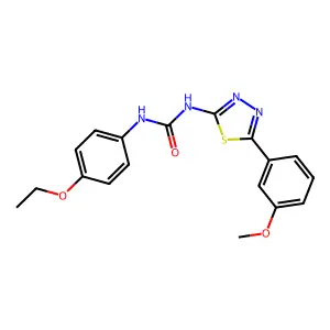 1-(4-Ethoxyphenyl)-3-[5-(3-methoxyphenyl)-1,3,4-thiadiazol-2-yl]urea structure