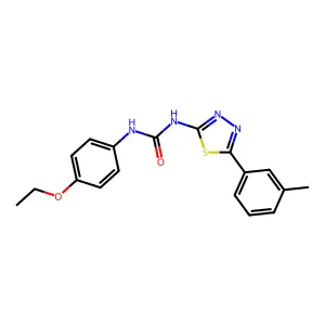 1-(4-Ethoxyphenyl)-3-[5-(3-methylphenyl)-1,3,4-thiadiazol-2-yl]urea structure