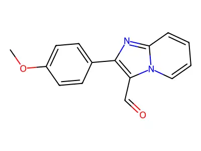 2-(4-Methoxyphenyl)imidazo[1,2-a]pyridine-3-carbaldehyde structure
