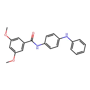 N-(4-anilinophenyl)-3,5-dimethoxybenzamide structure