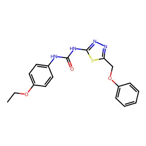 1-(4-Ethoxyphenyl)-3-[5-(phenoxymethyl)-1,3,4-thiadiazol-2-yl]urea structure