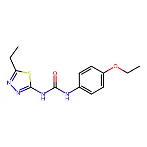 1-(4-Ethoxyphenyl)-3-(5-ethyl-1,3,4-thiadiazol-2-yl)urea structure