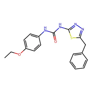 1-(5-Benzyl-1,3,4-thiadiazol-2-yl)-3-(4-ethoxyphenyl)urea structure