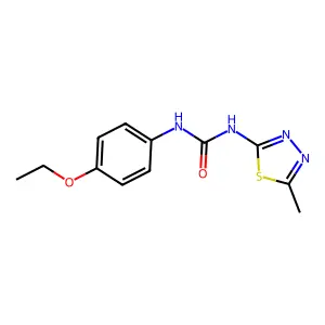 1-(4-Ethoxyphenyl)-3-(5-methyl-1,3,4-thiadiazol-2-yl)urea structure