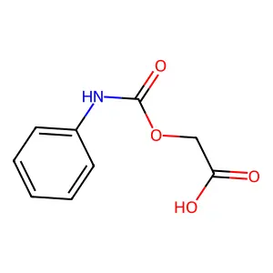 2-(Phenylcarbamoyloxy)acetic acid structure
