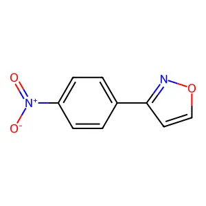 3-(4-Nitrophenyl)-1,2-oxazole structure