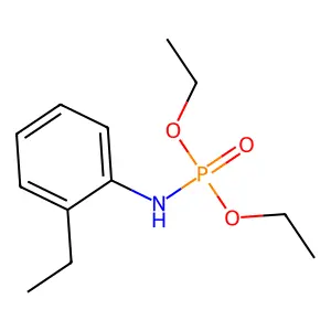 N-diethoxyphosphoryl-2-ethyl-aniline structure