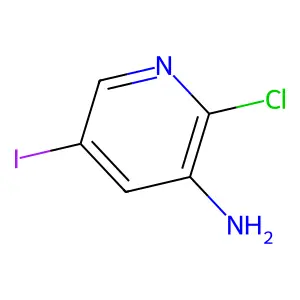 2-Chloro-5-iodopyridin-3-amine structure