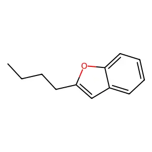 2-Butylbenzofuran structure
