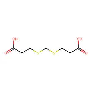 3,3'-(Methylenebis(thio))bispropionic acid structure