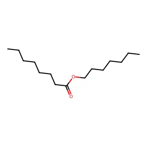 Heptyl octanoate structure