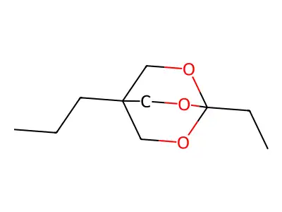 2,6,7-Trioxabicyclo(2.2.2)octane, 1-ethyl-4-propyl- structure