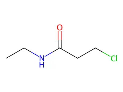 3-chloro-N-ethylpropanamide structure