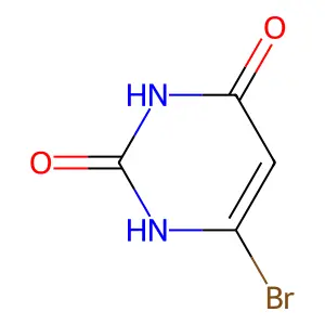 6-Bromouracil structure
