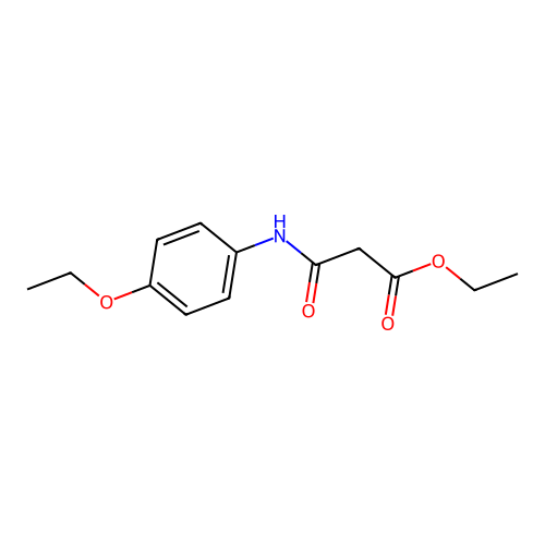 Ethyl 3-[(4-ethoxyphenyl)amino]-3-oxopropanoate structure