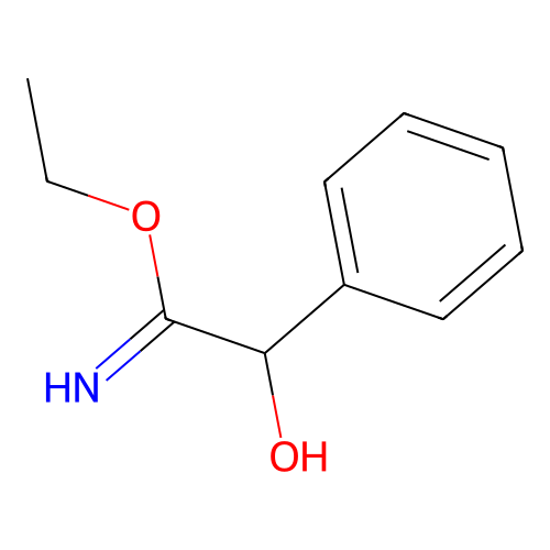 Ethyl 2-hydroxy-2-phenylethanimidate structure