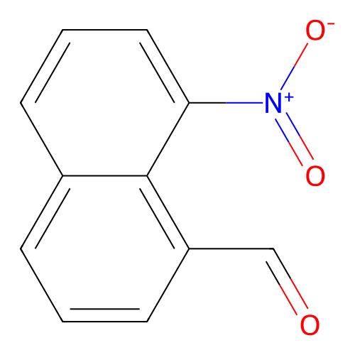 8-Nitro-naphthaldehyd structure