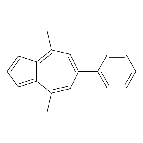 4,8-Dimethyl-6-phenylazulene structure