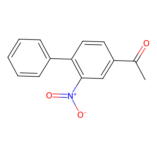1-(2-Nitro(1,1'-biphenyl)-4-yl)ethan-1-one structure