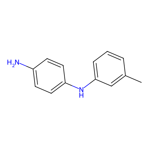 N-m-Tolyl-benzene-1,4-diamine structure