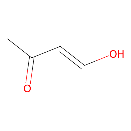 (E)-4-hydroxybut-3-en-2-one structure