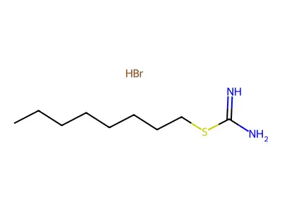 Octyl carbamimidothioate structure