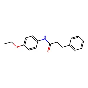 N-(4-ethoxyphenyl)-3-phenylpropanamide structure