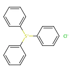 三苯基硫鎓氯化物 structure