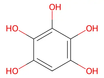 苯五酚 structure