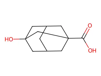 3-羟基-1-金刚烷甲酸 structure
