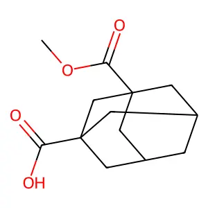 3-(甲氧基羰基)金刚烷-1-甲酸 structure