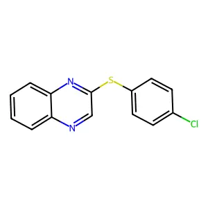2-[(4-Chlorophenyl)sulfanyl]quinoxaline structure