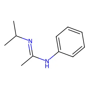 N-苯基-N'-丙-2-基乙脒 structure