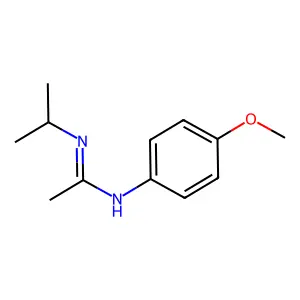 N-(4-methoxyphenyl)-N'-propan-2-ylethanimidamide structure